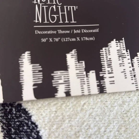 2025 Noir Night BRIDE of FRANKENSTEIN Halloween Decorative Throw Blanket NEW!